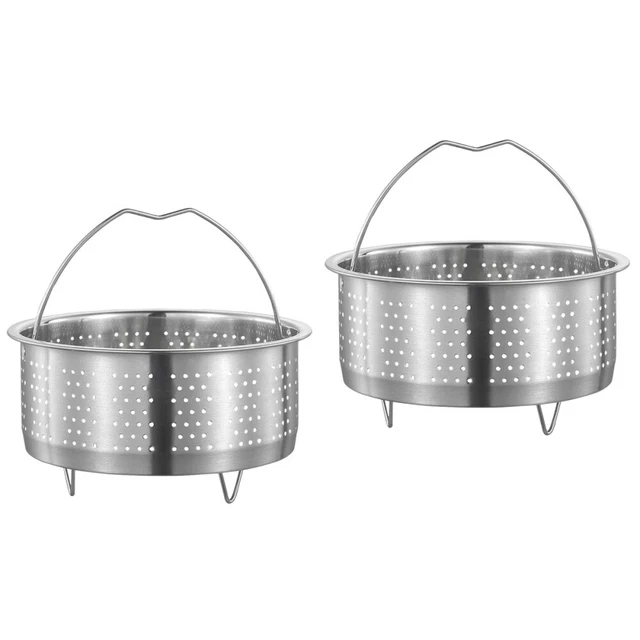 2 pz supporto a vapore cesto a vapore con manico in metallo portavapori cucina riso