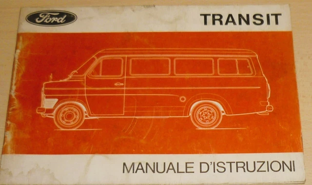 Libretto Uso E Manutenzione Ford Transit Edizione 1991. Completo Di Fodero Euro 40 - Foto 7
