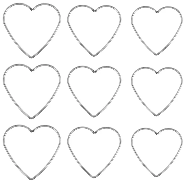 12 Bagues Attrape-rêves En Plastique - Ronde, Couronne Florale - Blanc - 4 Cm