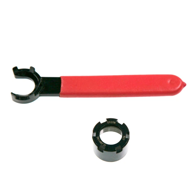 ER20M Type Clamping Nut And Wrench For CNC Milling Collet Chuck Holder Lathe