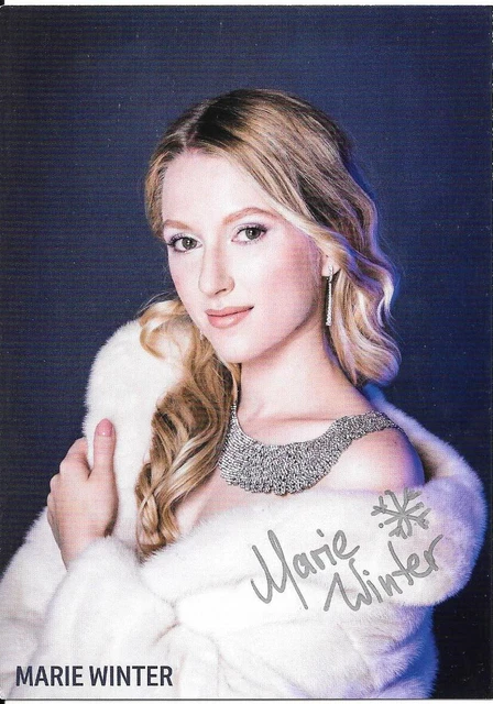 ORIGINAL AUTOGRAMM DER sexy Sängerin und Moderatorin Marie Winter £1.27