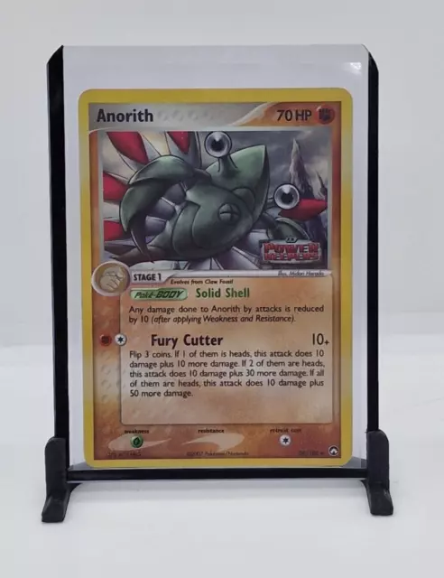 Anorith Reverse Holo Stamped Pokemon Card 26/108 EX Power Keepers Moderate Play