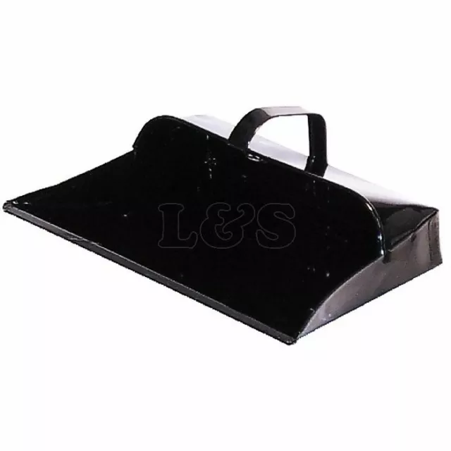 Metal Hooded Dustpan with Handle