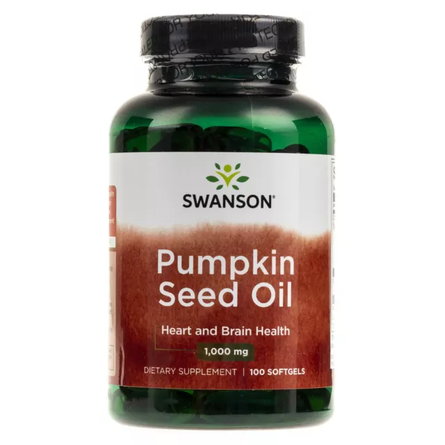 Swanson Olio di semi di zucca 1000 mg, 100 capsule