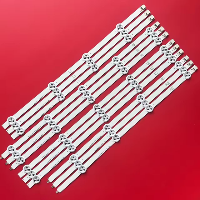 KIT 10 BARRE Strip Led Per Tv Lg 50" 50Lb580 / 50Lb582 / 50Lb620 - Foto 7