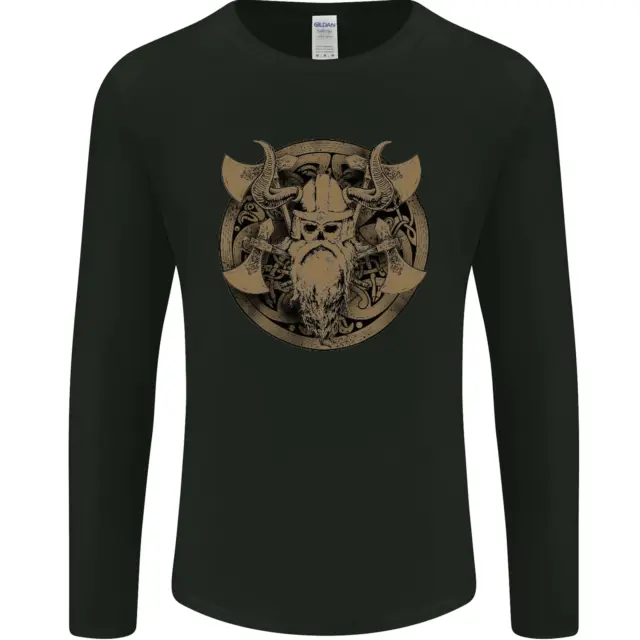 Viking Warrior Gym MMA Valhalla Odin Norse Mens Long Sleeve T-Shirt