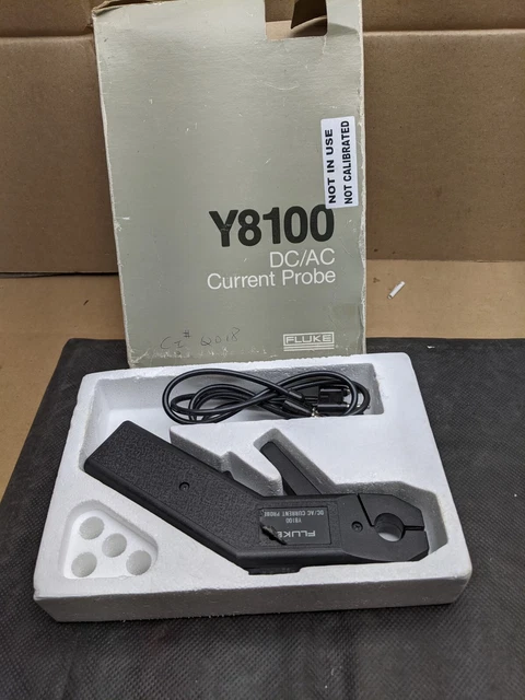 Fluke Y8100 DC/AC Current Probe Amp Clamp for Multimeters TESTED