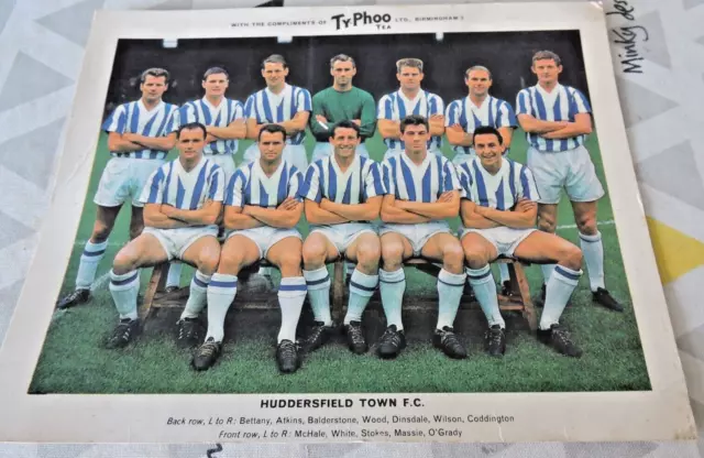 Huddersfield Town - 1965 - Typhoo Tea Team Card