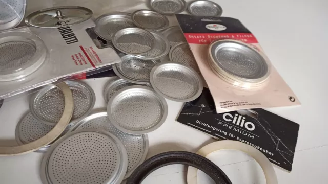 Lot tamis pièces électriques joints pour cafetière machines à café Cilio 3