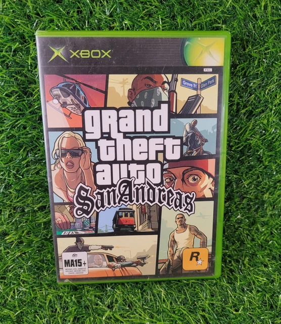 Grand Theft Auto San Andreas Sur Xbox - Original Classics PAL - Avec Manuel Et Carte
