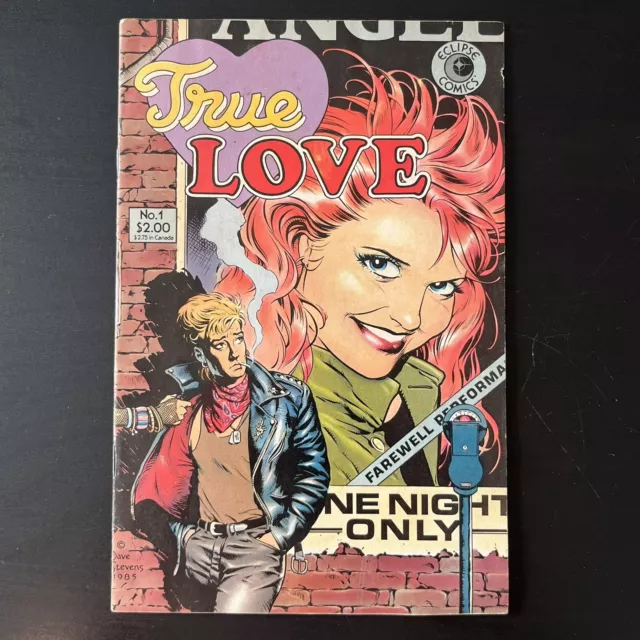 True Love #1 Eclipse Comics January 1986 Dave Stevens Cover Art