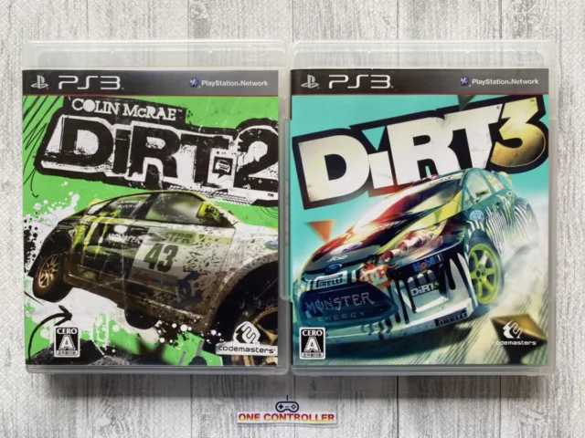 SONY PlayStation 3 PS3 Colin McRae: DiRT2 & 3 set from Japan