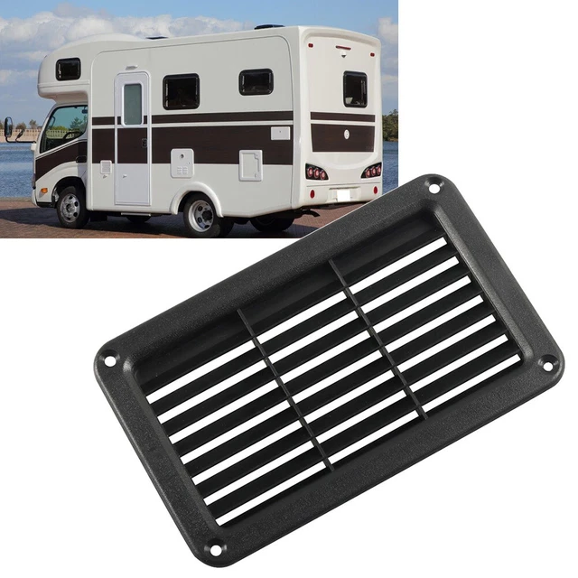 Rectangular Louvered Air Outlet Cover Ventilation Grille Trim Bezel For RV Bus