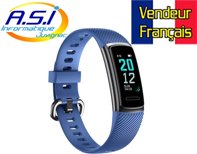 Montre Connectée Homme Femmes Enfant, Smartwatch 1,69'' Sport Podometre Cardiofrequencemètre