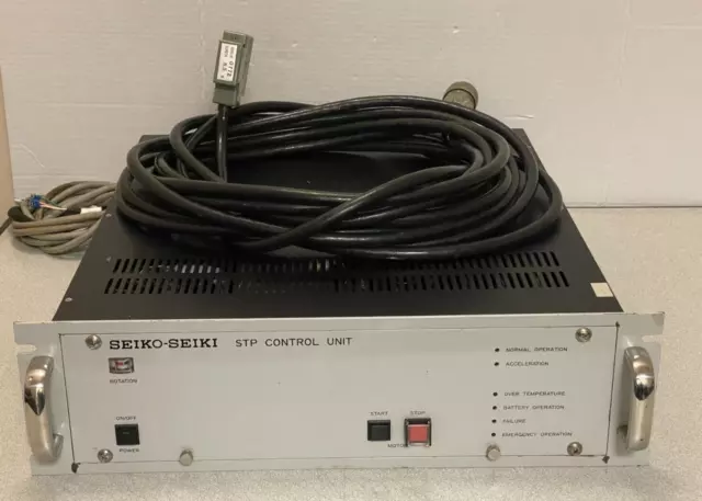 EDWARDS Seiko-Seiki SCU-300H Turbo Molecular Pump Control Unit w/ Cables