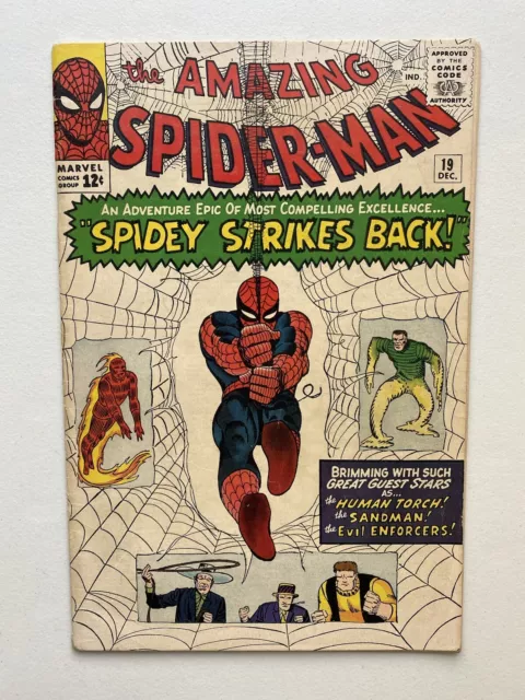 Amazing Spider-Man #19 1st MacDonald Gargan Cameo (Scorpion) Marvel 1964