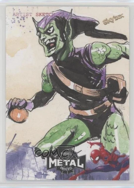 2022 Marvel Metal Universe Spider-Man Sketch Cards 1/1 Jezreel Rojales uf7