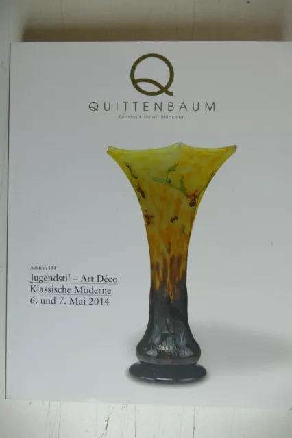 Quittenbaum Auktionskatalog Jugendstil  Art Déco Mai 2014 To-2244