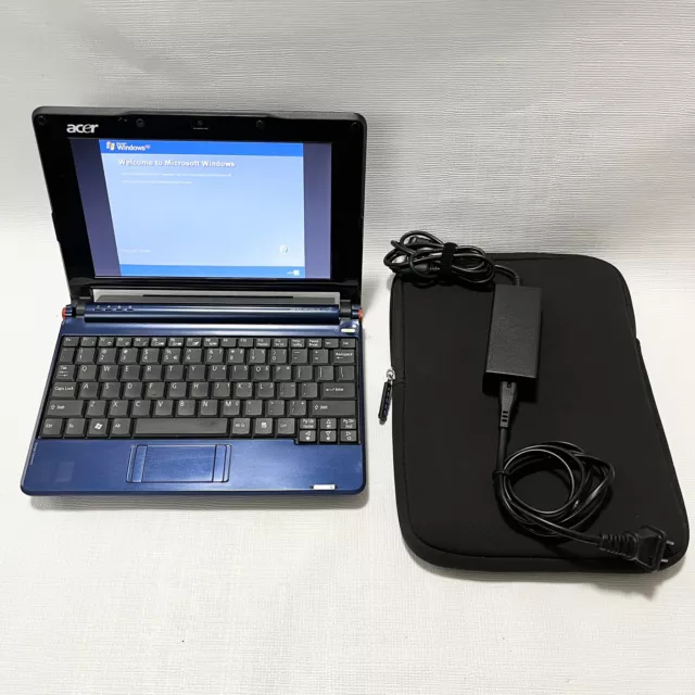 Acer Aspire One ZG5 8.9” Netbook CrystalBrite 1.6GHz 1.0GB RAM Windows XP TESTED