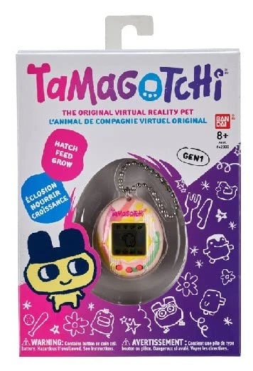Origble TAMAGOTCHI ORIGINAL BANDAI Tamagotchi Art Style Shell with Chain - The ...