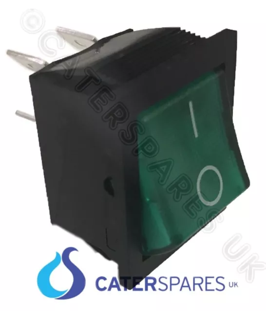 Sw66 Genuine Lincat Green Neon Rocker Switch 28 X 22 Power On Off Switch Ovens