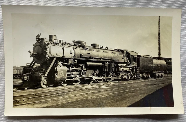 Vintage Photograph From 1900’s Locomotive Train 700 Southern Pacific Lines B&W