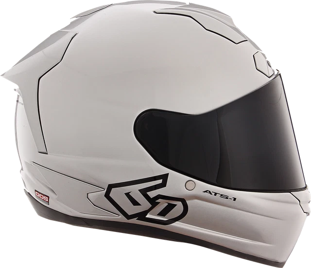 6D HELMETS ATS-1R Solid Helmet Medium Gloss Silver