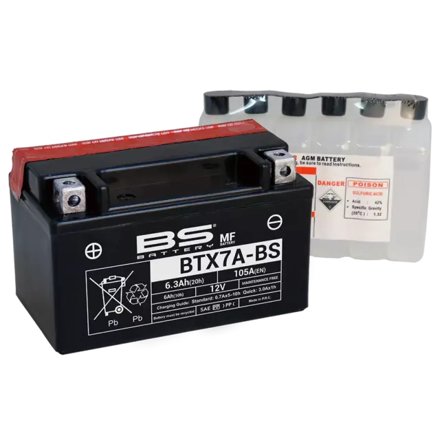Bs Battery Batterie Btx7A-Bs