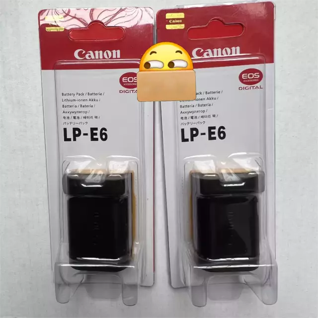NEW Canon Battery LP-E6 For Canon EOS 70D 60D 80D 5D 6D 90D 3347B001 3
