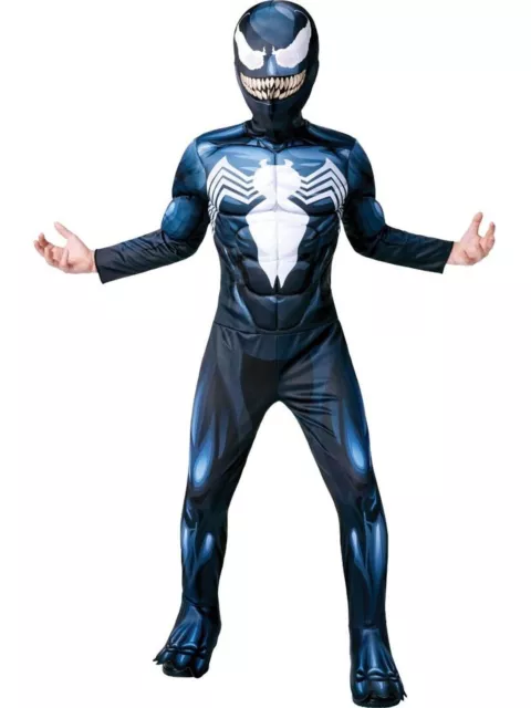Garçon Spiderman Venom Super Villain Halloween Bd Livre Costume Déguisement