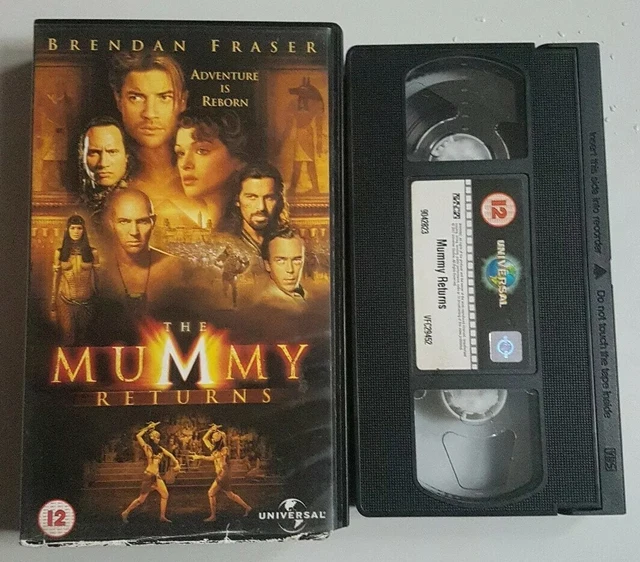 BRENDAN FRASER THE Mummy Returns VHS Video 12 £3.28 - PicClick UK
