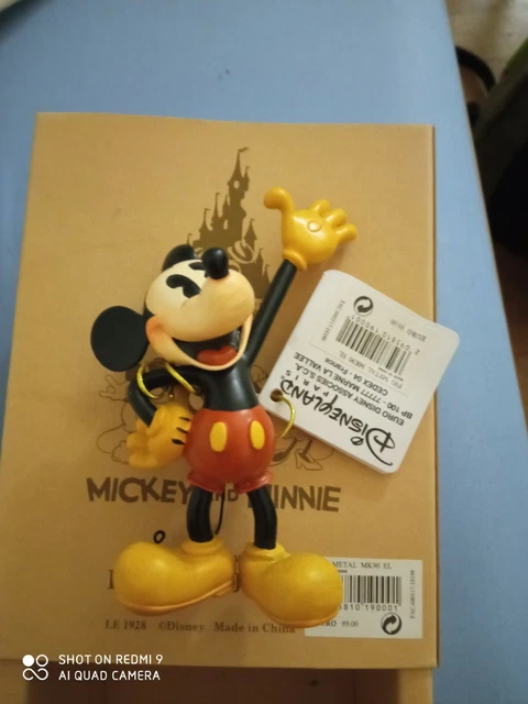 RareFigurine Mickey Mouse Édition Limitée a 1928 Exemplaires (figurine En Métal