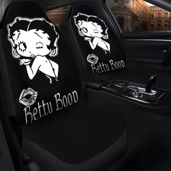 Betty Boop Black Style Car Seat Covers (set of 2)