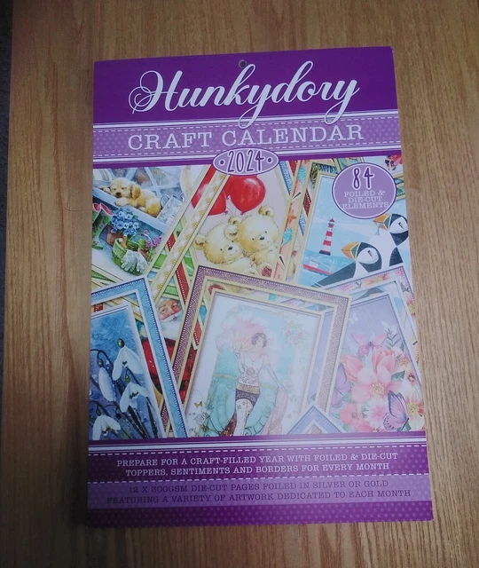 HUNKYDORY 2024 CRAFT Calendar BNIP £4.99 PicClick UK