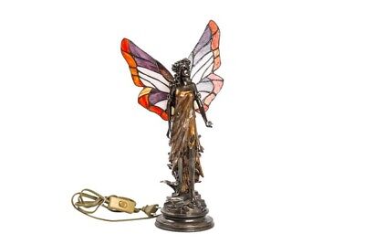 Lampada in stile Tiffany donna farfalla Abatjour