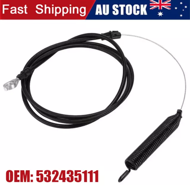 Deck Engage Cable for Selected Husqvarna Craftsman Ride On Mowers 532435111 AU