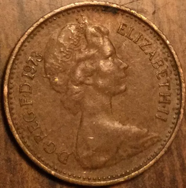1973 Uk Gb Great Britain New 1/2 Penny Coin