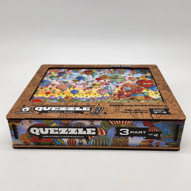 Quezzle Puzzle Amazing Cappadocia Part 3 Unidragon Figured Wooden Jigsaw Sealed 3