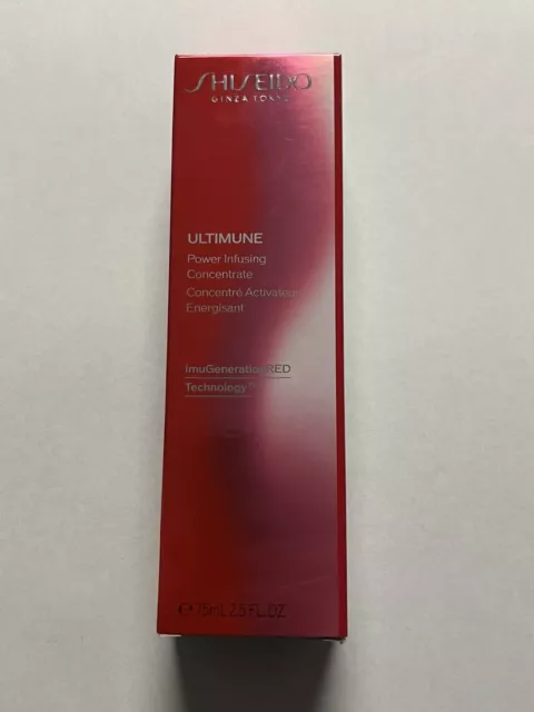 Shiseido Ultimune Power Infusing Concentrate ImugenerationRED 2.5oz 75mL 🔥NEW🔥