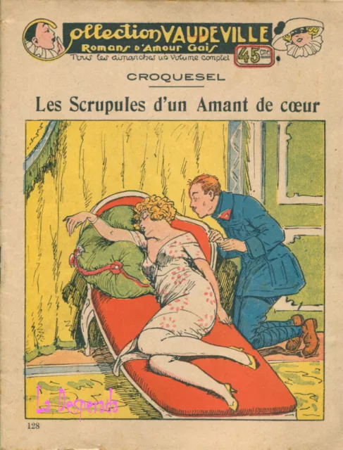 Coll.VAUDEVILLE Romans d'Amour gais. N°128 Années 20' 8,50 €  ill.en h.-t. Rare