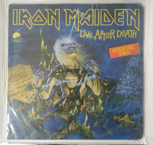 Iron Maiden ‎– Live After Death (Volume TWO)(Vinyl LP Colombian Edit.EMI)VG+/VG+