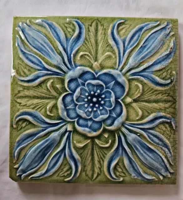 Pilkington Antique 6 Inch Majolica Tile