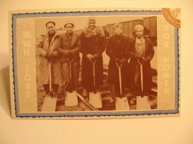 "WWII Jobs for Women" 1979 Reproduction Postcard