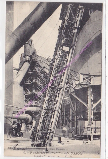 CPA 54700 Bridge With Monsoon Foundries Hauts Furnaces EDT Rousselle