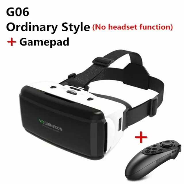 Casco de Realidad Gafas 3D Virtual Jarrones VR Auriculares Estéreos iPhone Android 2