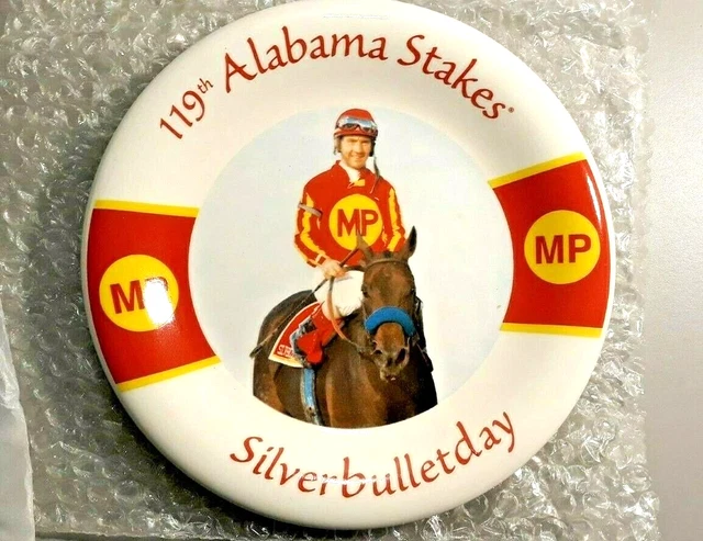 119TH Alabama Stakes SiverBulletDay Collectible Plate 2000 Saratoga Race Course