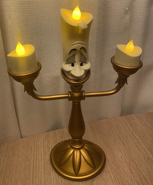 Disney Parks Exclusive Beauty and the Beast Light-Up Lumiere Candlestick - Read