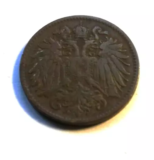 Österreich  2 Heller Kupfer  1894