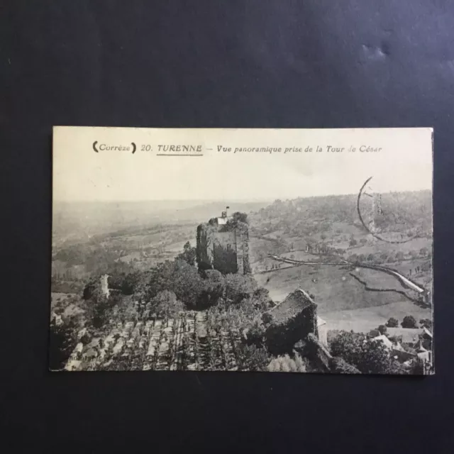 CPA 19 - Corrèze TURENNE Vue Panoramique Prise De La Tour De César 1927