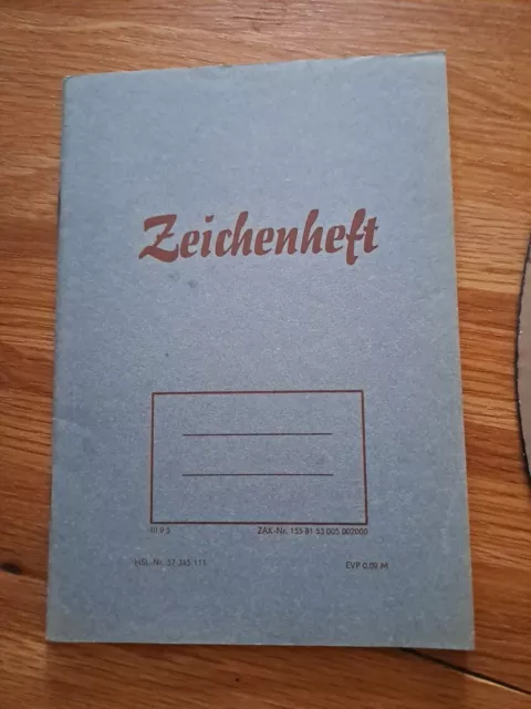 Zeichenheft DDR Schule EVP 0,09 M